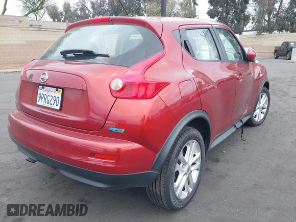 2013 Nissan Juke SV with VIN JN8AF5MRXDT219470, listed as a IAAI auction lot 42104778 with 62,839 mi miles and . Bid and sale history available at carsss.com. Image 4.