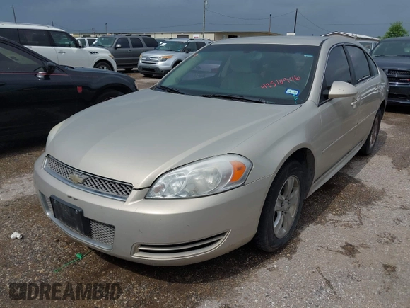 2012 Chevrolet Impala LS Fleet with VIN 2G1WF5E32C1321399, listed as a IAAI auction lot 42510946 with 198,081 mi miles and . Bid and sale history available at DreamBid. Image 2.