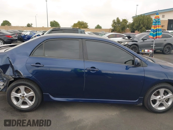 2013 Toyota Corolla L with VIN 5YFBU4EE1DP095964, listed as a IAAI auction lot 42055025 with 166,826 mi miles. Bid and sale history available at carsss.com. Image 13.