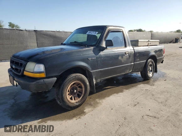1999 Ford Ranger XL with VIN 1FTYR10V1XPA68495, listed as a Copart auction lot 49412175 with 148,096 mi miles and Salvage Title. Bid and sale history available at carsss.com. Image 1.