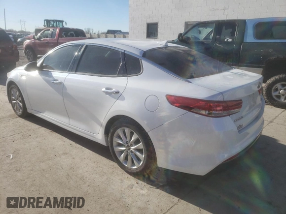 2016 Kia Optima EX with VIN 5XXGU4L33GG004505, listed as a Copart auction lot 83875474 with 142,620 mi miles and Salvage Title. Bid and sale history available at carsss.com. Image 2.