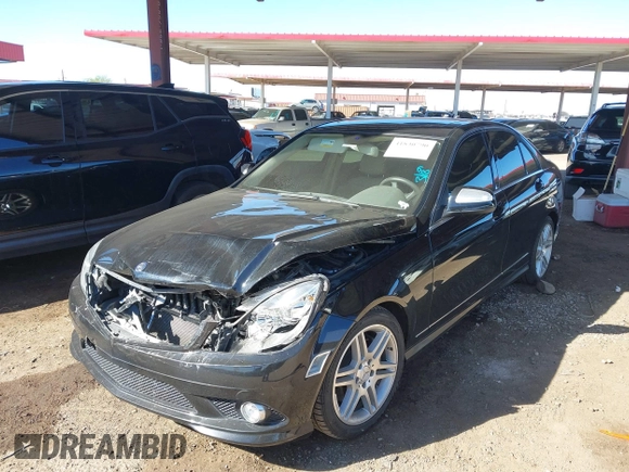 2009 Mercedes-Benz C-Class 3.5L Sport with VIN WDDGF56X99R068598, listed as a IAAI auction lot 41830790 with 92,049 mi miles. Bid and sale history available at carsss.com. Image 17.