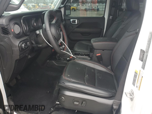 2024 Jeep Wrangler Rubicon with VIN 1C4PJXFG6RW345620, listed as a Copart auction lot 48240875 with 16,778 mi miles and Salvage Title. Bid and sale history available at DreamBid. Image 7.