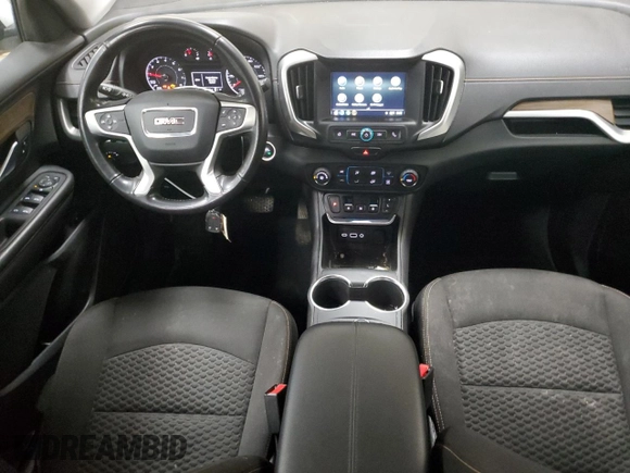 2018 GMC Terrain SLE with VIN 3GKALMEV7JL402338, listed as a Copart auction lot 77337854 with 144,904 mi miles and Salvage Title. Bid and sale history available at carsss.com. Image 8.
