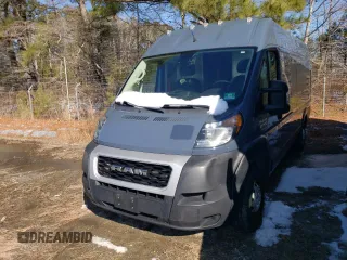 2020 Ram ProMaster Cargo with VIN 3C6URVJG2LE140568, listed as a Copart auction lot 88112275 with Not Provided miles and Clean Title. Bid and sale history available at carsss.com. Image 1.