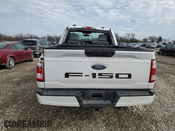2021 Ford F-150 XL with VIN 1FTMF1C55MKD03072, listed as a Copart auction lot 43359025 with 73,650 mi miles and Salvage title. Bid and sale history available at DreamBid. Image 6.