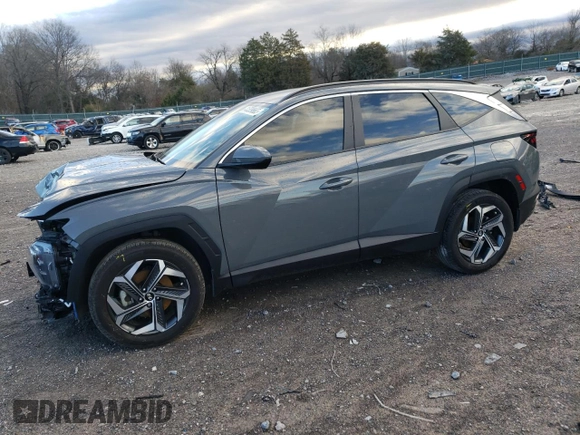 2024 Hyundai Tucson SEL with VIN 5NMJBCDE5RH421327, listed as a Copart auction lot 41339665 with 15,455 mi miles and Salvage Title. Bid and sale history available at carsss.com. Image 1.