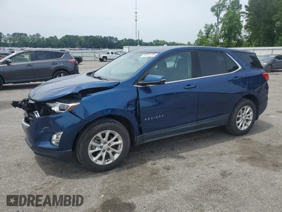2019 Chevrolet Equinox LT z VIN 2GNAXUEV4K6113365, wystawiony jako Copart lot #57221775 z przebiegiem 136 458 mil mil oraz Szkoda całkowita • Salvage title. Historia ofert i sprzedaży dostępna na DreamBid. Obrazek 1.