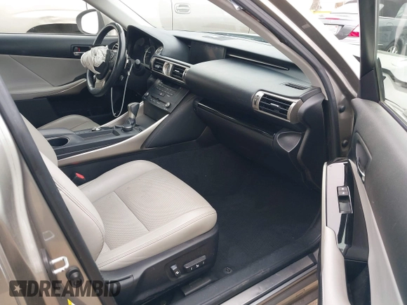 2015 Lexus IS 250 with VIN JTHBF1D26F5048136, listed as a IAAI auction lot 42575754 with 90,220 mi miles and . Bid and sale history available at DreamBid. Image 5.