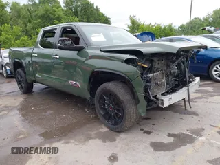 2022 Toyota Tundra 1794 Edition with VIN 5TFMA5EC8NX008070, listed as a IAAI auction lot 42287706 with 66,945 mi miles and . Bid and sale history available at DreamBid. Image 1.