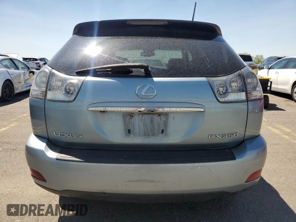 2008 Lexus RX 350 with VIN 2T2HK31U78C049483, listed as a Copart auction lot 55213495 with 281,092 mi miles and Clean Title. Bid and sale history available at DreamBid. Image 6.