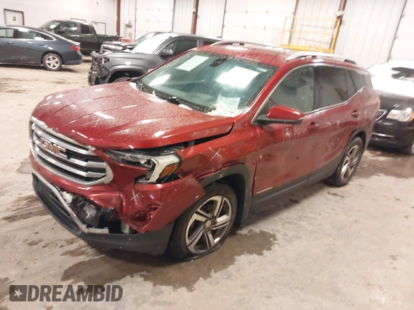 2019 GMC Terrain SLT with VIN 3GKALVEV7KL191858, listed as a IAAI auction lot 41557739 with 114,864 mi miles. Bid and sale history available at carsss.com. Image 17.