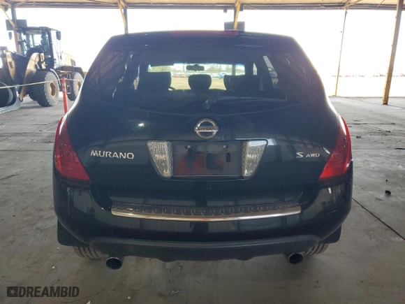 2006 Nissan Murano SL with VIN JN8AZ08W36W516110, listed as a Copart auction lot 47408275 with 122,896 mi miles and Clean Title. Bid and sale history available at carsss.com. Image 6.