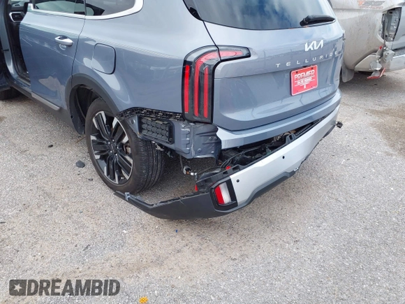 2023 Kia Telluride SX with VIN 5XYP54GC5PG369223, listed as a IAAI auction lot 41342959 with 19,237 mi miles and . Bid and sale history available at DreamBid. Image 6.