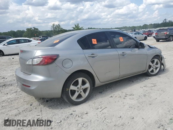 2013 Mazda 3 i SV with VIN JM1BL1TF9D1758005, listed as a Copart auction lot 54146045 with 218,099 mi miles and Salvage title. Bid and sale history available at DreamBid. Image 3.