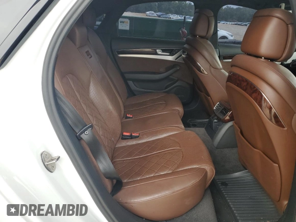 2013 Audi A8 4.0L with VIN WAUA2AFD9DN026942, listed as a Copart auction lot 60319565 with 122,341 mi miles and Salvage title. Bid and sale history available at DreamBid. Image 10.
