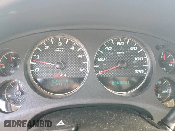 2007 Chevrolet Suburban LTZ with VIN 3GNFK16397G247722, listed as a Copart auction lot 57535675 with 160,571 mi miles and Clean title. Bid and sale history available at DreamBid. Image 9.