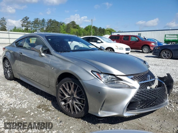 2016 Lexus RC 200t F Sport with VIN JTHHA5BC5G5003492, listed as a Copart auction lot 52860695 with 84,424 mi miles and Salvage Title. Bid and sale history available at DreamBid. Image 4.
