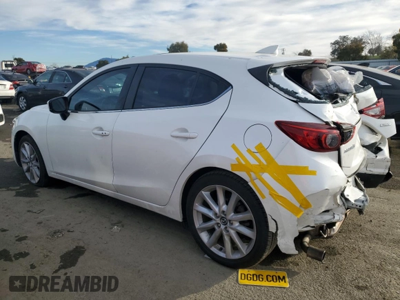 2017 Mazda 3 Grand Touring with VIN JM1BN1M38H1130635, listed as a Copart auction lot 87492534 with 72,164 mi miles and Salvage Title. Bid and sale history available at DreamBid. Image 2.