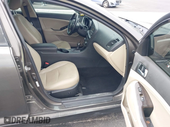 2014 Kia Optima EX with VIN 5XXGN4A79EG342071, listed as a IAAI auction lot 41732824 with Not Provided miles and . Bid and sale history available at carsss.com. Image 5.