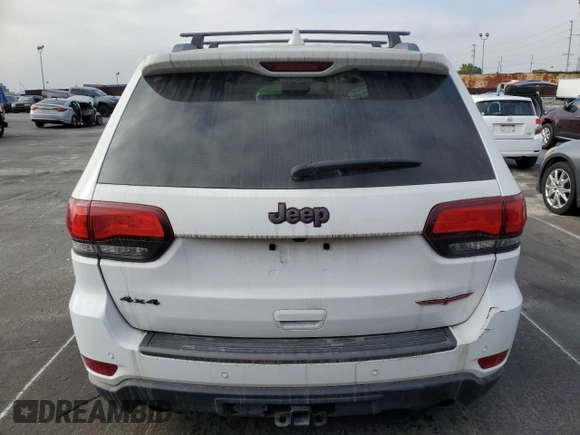 2020 Jeep Grand Cherokee Trailhawk with VIN 1C4RJFLG1LC237454, listed as a Copart auction lot 53152205 with 60,536 mi miles and Salvage title. Bid and sale history available at DreamBid. Image 6.
