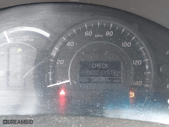 2009 Toyota Camry Hybrid with VIN 4T1BB46K09U103133, listed as a IAAI auction lot 42078242 with 245,455 mi miles. Bid and sale history available at carsss.com. Image 7.