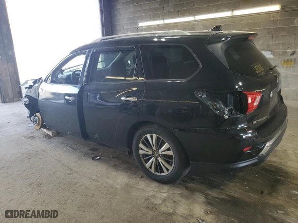2019 Nissan Pathfinder S with VIN 5N1DR2MM6KC612474, listed as a Copart auction lot 48480395 with 100,129 mi miles and Salvage Title. Bid and sale history available at carsss.com. Image 2.