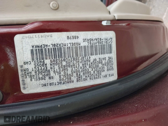 2000 Toyota Avalon XL with VIN 4T1BF28B3YU095209, listed as a IAAI auction lot 42008138 with 276,894 mi miles and . Bid and sale history available at DreamBid. Image 9.