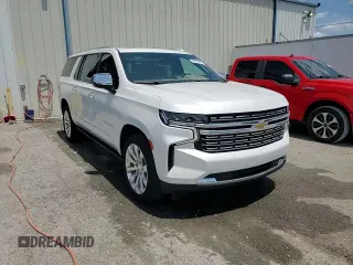 2023 Chevrolet Suburban Premier with VIN 1GNSCFKD7PR205475, listed as a Copart auction lot 60704235 with 32,208 mi miles and Clean title. Bid and sale history available at DreamBid. Image 14.