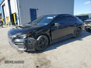 2022 Subaru WRX Premium with VIN JF1VBAF61N9003368, listed as a Copart auction lot 47369045 with 21,575 mi miles and Salvage Title. Bid and sale history available at carsss.com. Image 1.