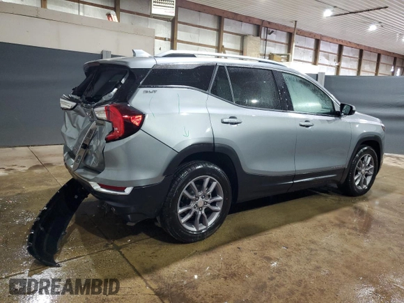 2024 GMC Terrain SLT с VIN 3GKALVEG2RL390280, выставлен на аукционе Copart как лот 62545625 с пробегом 16 847 миль миль и Списание • Salvage title. История ставок и продаж доступна на DreamBid. Изображение 3.