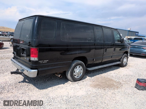 2013 Ford Econoline Passenger XL with VIN 1FBSS3BLXDDB07720, listed as a Copart auction lot 64886215 with 125,856 mi miles and Clean title. Bid and sale history available at DreamBid. Image 3.