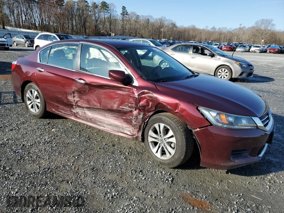 2015 Honda Accord LX with VIN 1HGCR2F3XFA161010, listed as a Copart auction lot 44374815 with 144,225 mi miles and Salvage Title. Bid and sale history available at carsss.com. Image 4.