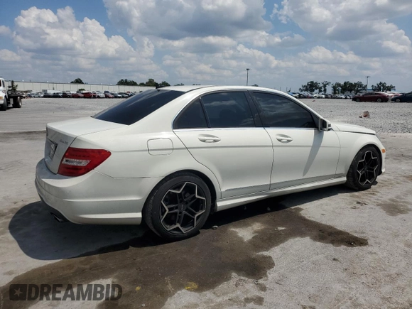 2012 Mercedes-Benz C-Class C 300 Sport with VIN WDDGF8BB6CR230271, listed as a Copart auction lot 53826345 with 141,891 mi miles and Salvage Title. Bid and sale history available at carsss.com. Image 3.