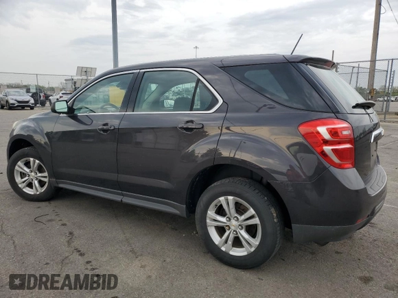 2016 Chevrolet Equinox LS with VIN 2GNALBEK9G6356201, listed as a Copart auction lot 54796545 with 163,020 mi miles and Clean Title. Bid and sale history available at DreamBid. Image 2.