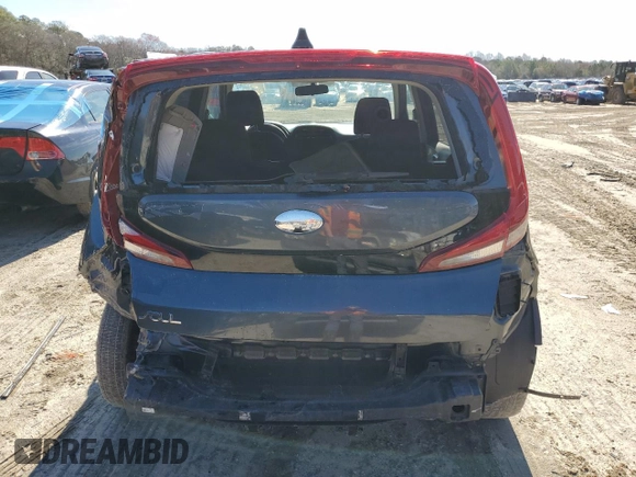 2020 Kia Soul S with VIN KNDJ23AU5L7095183, listed as a Copart auction lot 50002395 with 54,833 mi miles and Salvage Title. Bid and sale history available at carsss.com. Image 6.