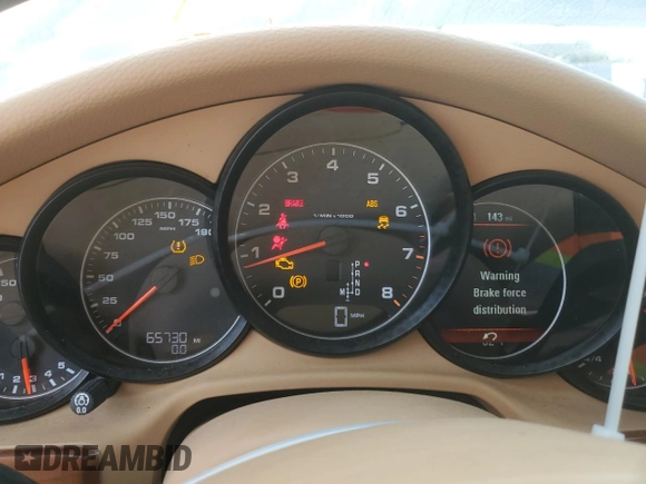 2012 Porsche Panamera with VIN WP0AA2A72CL014591, listed as a Copart auction lot 53311425 with 65,730 mi miles and Salvage title. Bid and sale history available at DreamBid. Image 9.