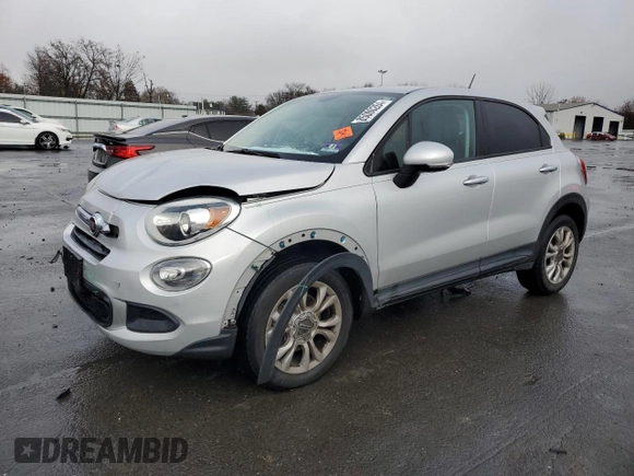 2016 FIAT 500X Easy with VIN ZFBCFYBT3GP506945, listed as a Copart auction lot 85000264 with 91,900 mi miles and Salvage title. Bid and sale history available at DreamBid. Image 1.