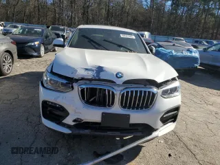 2020 BMW X4 xDrive30i with VIN 5UX2V1C05LLE67723, listed as a Copart auction lot 88923365 with 0 mi miles and Salvage Title. Bid and sale history available at carsss.com. Image 5.