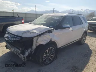 2018 Ford Explorer Platinum with VIN 1FM5K8HT1JGA80264, listed as a Copart auction lot 50547475 with Not Provided miles and Salvage Title. Bid and sale history available at carsss.com. Image 1.