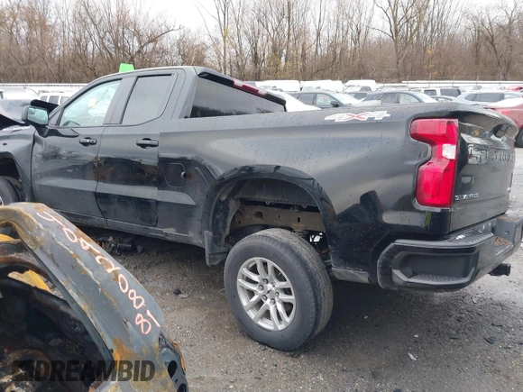 2021 Chevrolet Silverado 1500 RST with VIN 1GCRYEEK0MZ373192, listed as a IAAI auction lot 40924639 with Not Provided miles and . Bid and sale history available at DreamBid. Image 3.