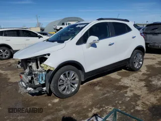 2018 Buick Encore Preferred with VIN KL4CJASB7JB667548, listed as a Copart auction lot 46325285 with 96,056 mi miles and Salvage Title. Bid and sale history available at carsss.com. Image 1.