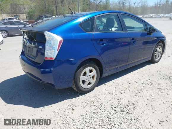 2010 Toyota Prius II with VIN JTDKN3DU9A1298360, listed as a IAAI auction lot 42169184 with 207,738 mi miles. Bid and sale history available at carsss.com. Image 4.