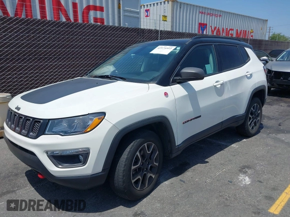 2020 Jeep Compass Trailhawk z VIN 3C4NJDDB5LT248662, wystawiony jako IAAI lot #42574553 z przebiegiem 28 118 mil mil oraz . Historia ofert i sprzedaży dostępna na DreamBid. Obrazek 17.