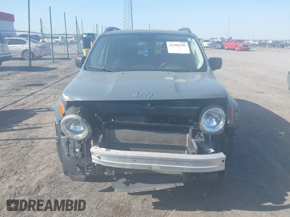 2017 Jeep Renegade Sport with VIN ZACCJBAB5HPF77358, listed as a IAAI auction lot 41988784 with 99,331 mi miles and . Bid and sale history available at carsss.com. Image 13.