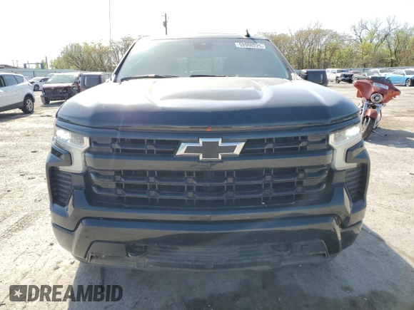 2023 Chevrolet Silverado 1500 RST with VIN 1GCUDEE82PZ183568, listed as a Copart auction lot 52950225 with 33,151 mi miles and Clean Title. Bid and sale history available at DreamBid. Image 5.