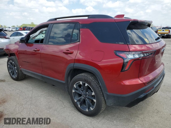 2025 Chevrolet Equinox AWD RS with VIN 3GNAXTEG5SL227155, listed as a Copart auction lot 55302955 with 1,007 mi miles and Salvage title. Bid and sale history available at DreamBid. Image 2.