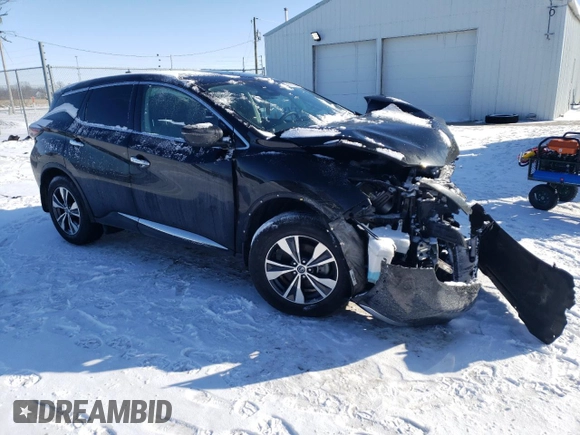 2020 Nissan Murano S with VIN 5N1AZ2AS4LN167339, listed as a Copart auction lot 45813445 with Not Provided miles and Salvage Title. Bid and sale history available at DreamBid. Image 4.