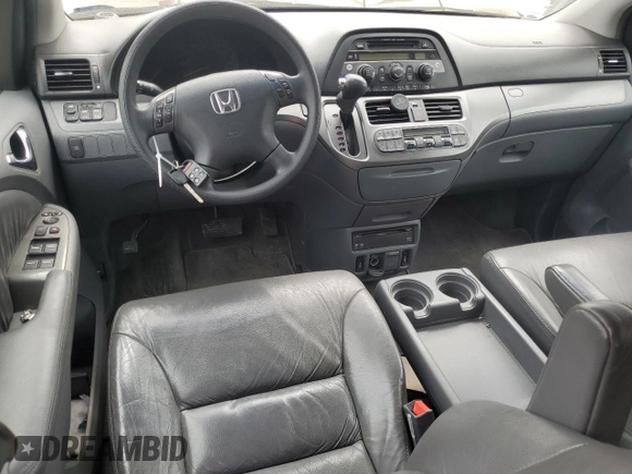 2005 Honda Odyssey EX-L with VIN 5FNRL38705B027709, listed as a Copart auction lot 55569185 with 204,295 mi miles and Clean Title. Bid and sale history available at DreamBid. Image 8.