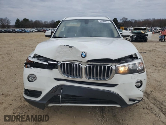 2016 BMW X3 sDrive28i with VIN 5UXWZ7C5XG0R31677, listed as a Copart auction lot 86066624 with 82,811 mi miles and Salvage Title. Bid and sale history available at DreamBid. Image 5.